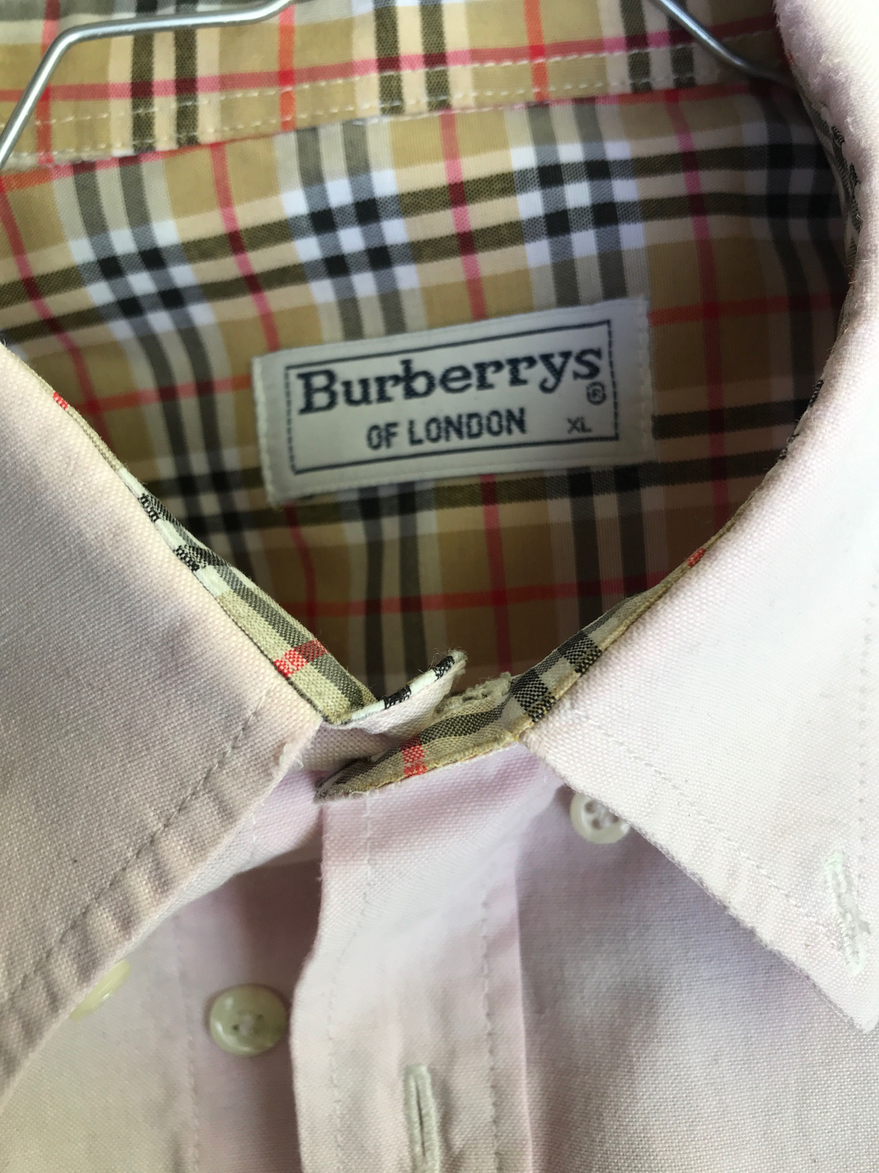 Camisa social burberry usada em bom estado