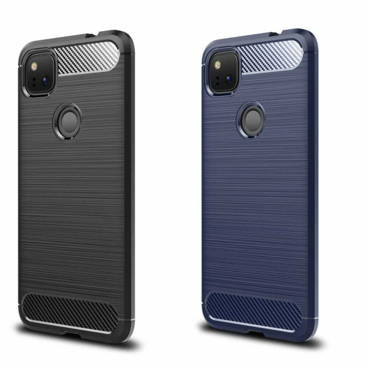Противоударный чехол накладка для Google Pixel 4 4XL 4A 5 5A карбон
