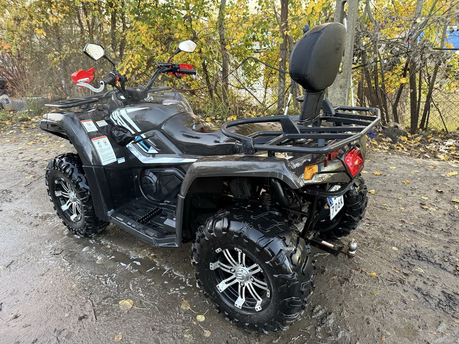 Cf 520L quad 4x4 pług + solniczka