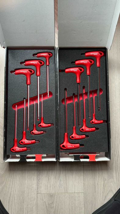 FACOM zestaw kluczy imbus + torx w piankach do wózka
