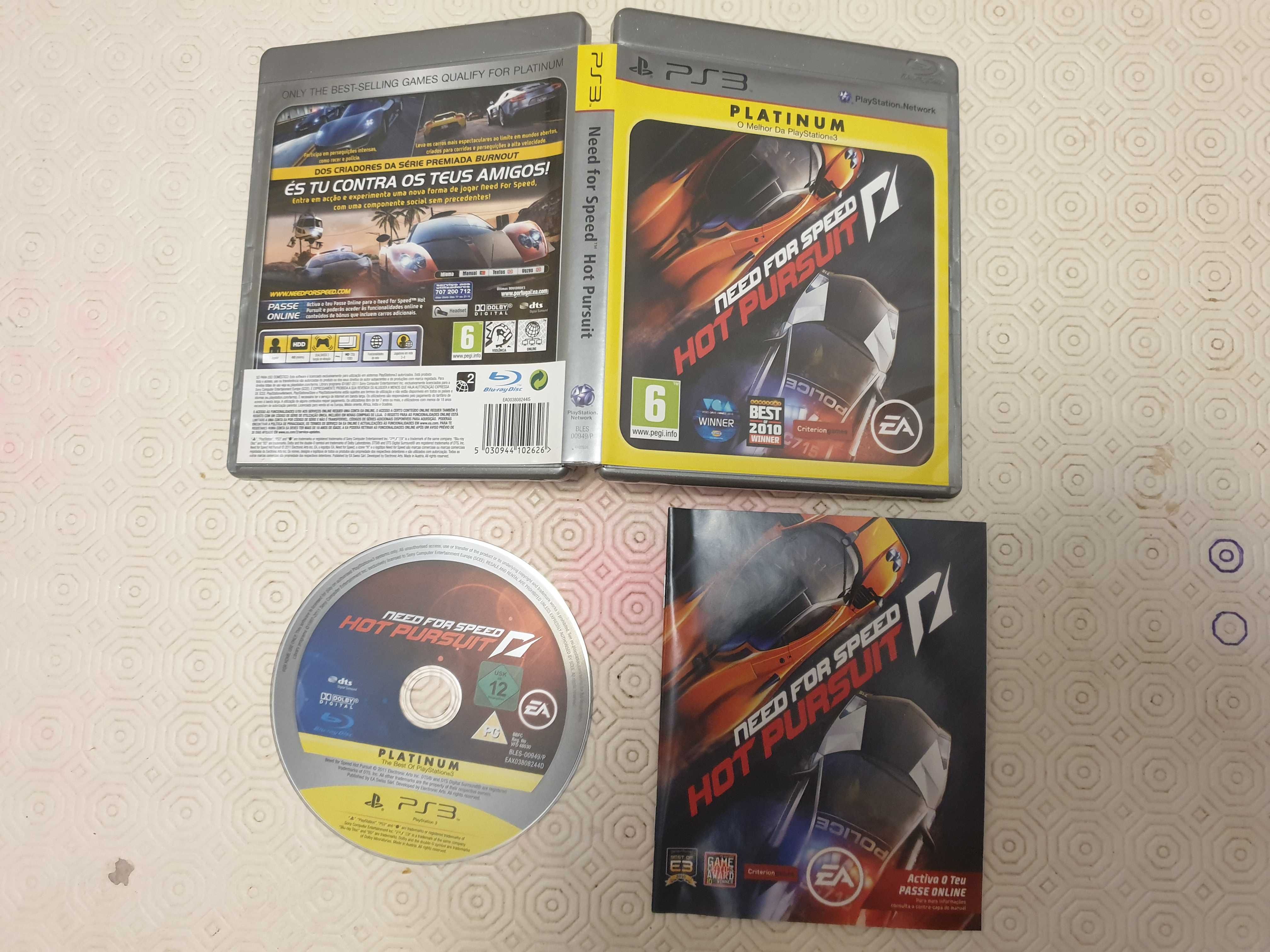 nfs hot pursuit e nfs shift PS3