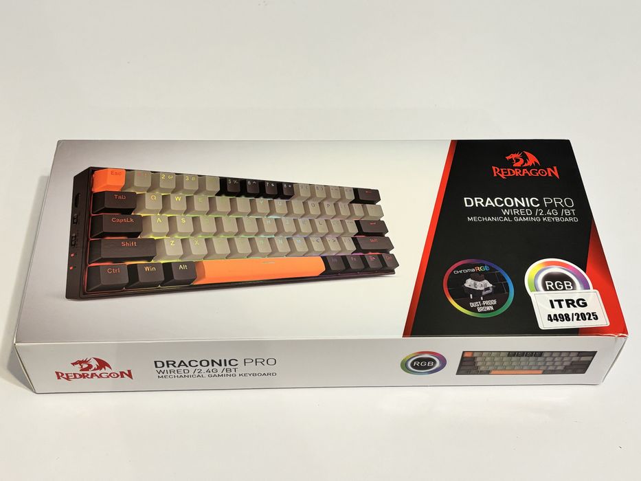 Klawiatura gamingowa mechaniczna Redragon Dranonic PRO K530 Czarna