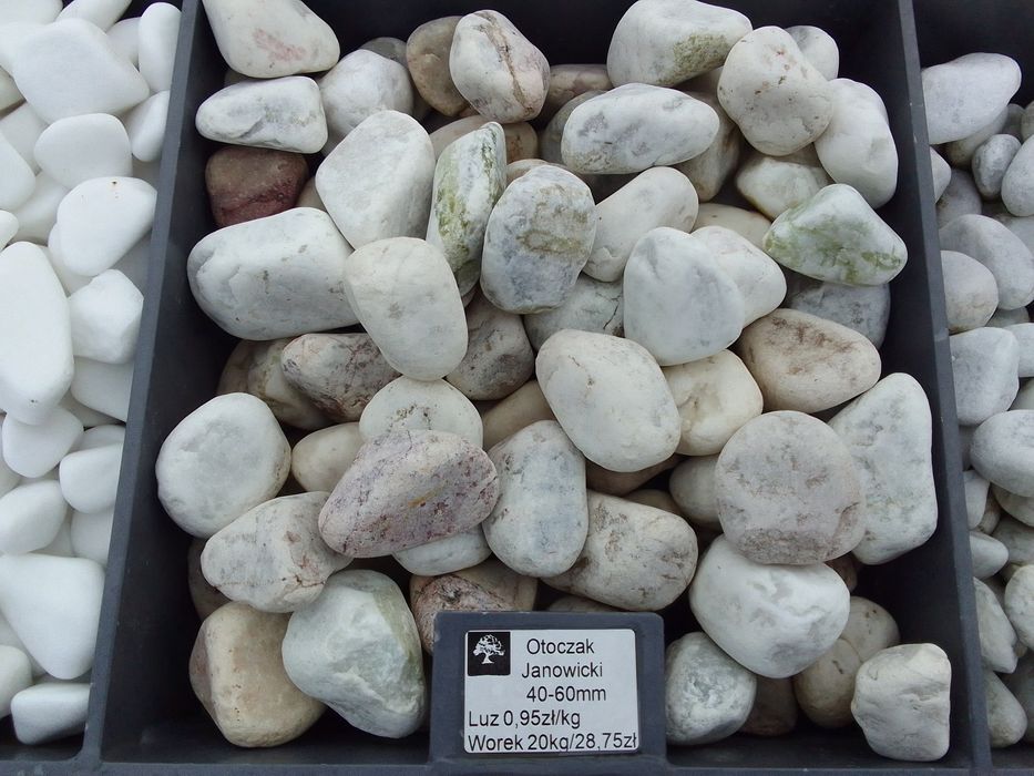 Otoczak Janowicki - kamień dekoracyjny ozdobny 40-60mm 0.95/ kg
