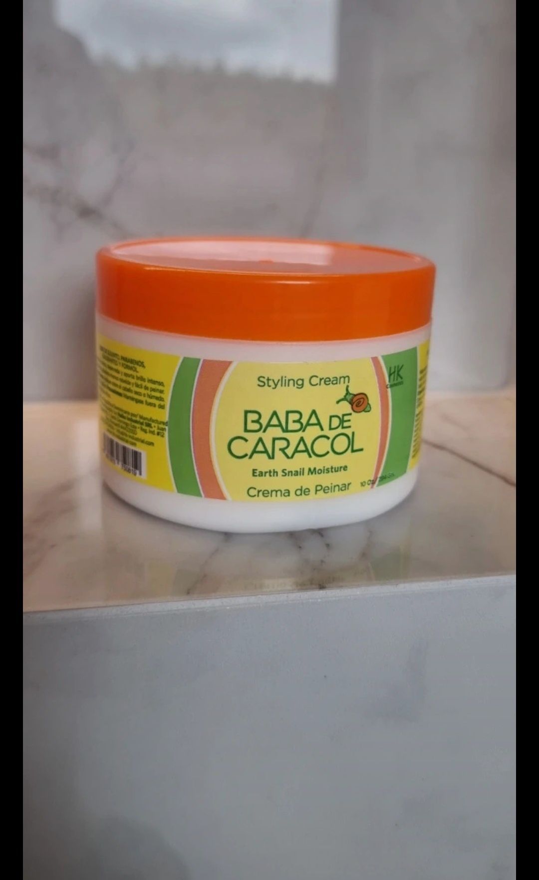 Baba de caracol styling cream z Dominikany
