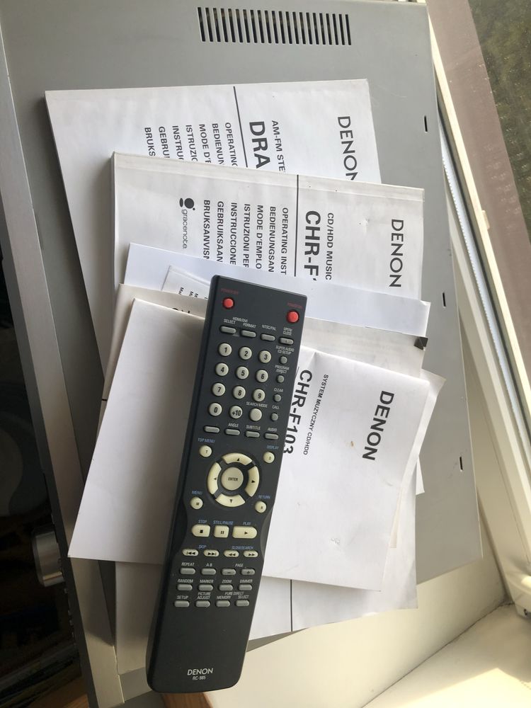 System muzyczny Denon AVR 3805 wzmacniacz amplituner