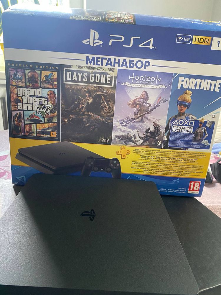 Ps4 Slim 1TB +игра