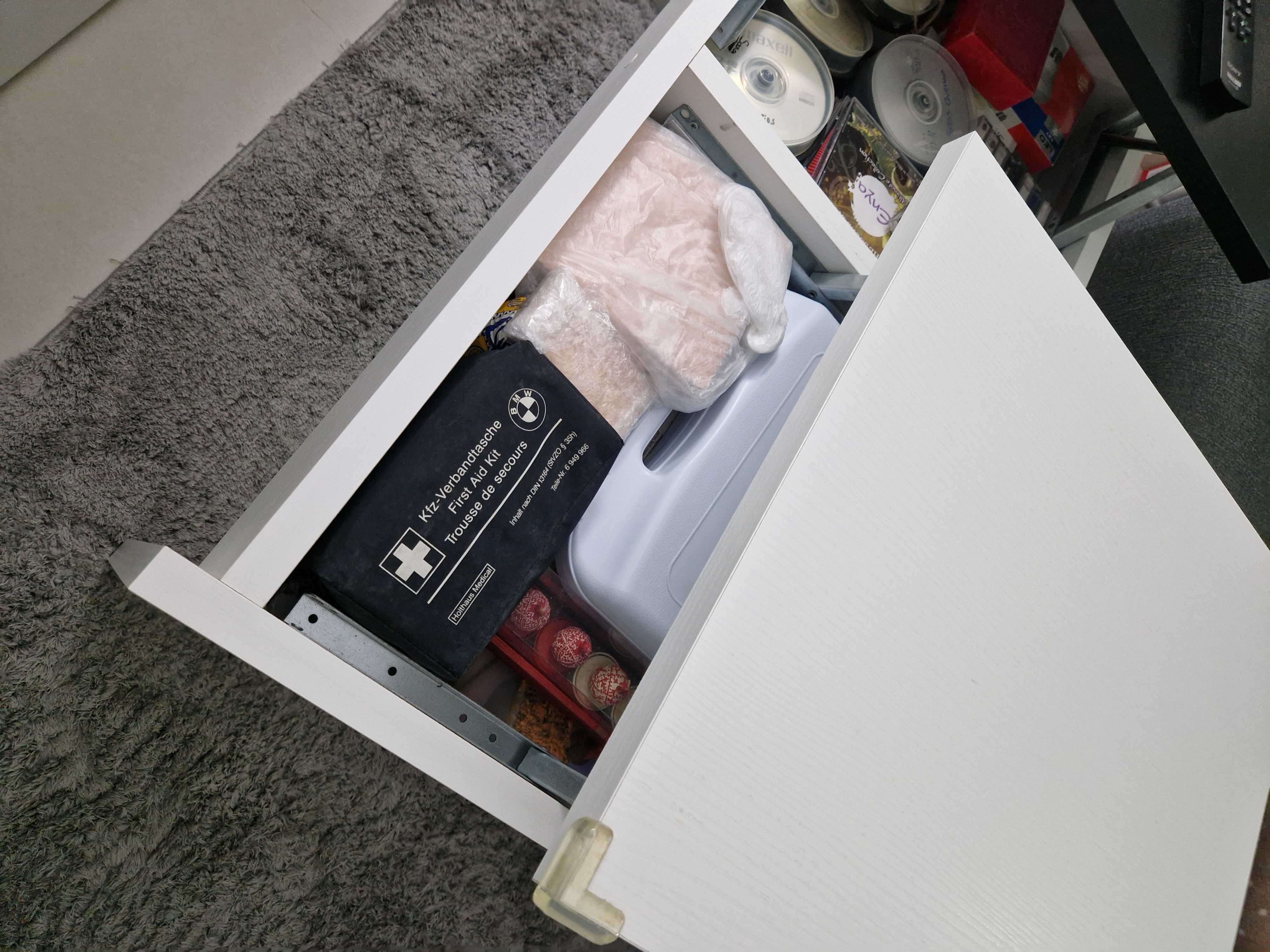 Mesa de centro com arrumação