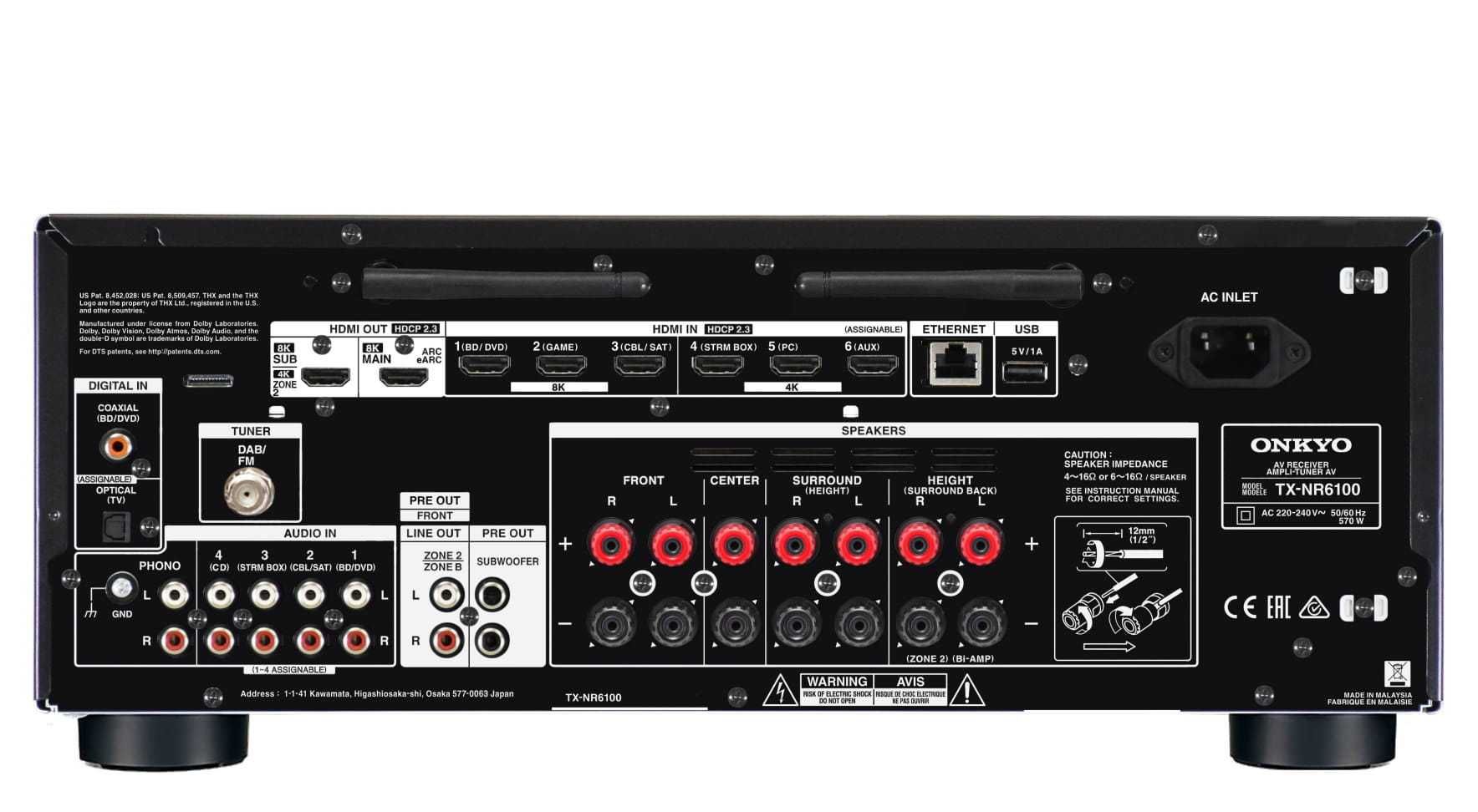Onkyo TX-NR6100 + Klipsch RP-8000F MK2 zestaw taniej o 1300zł WROCŁAW