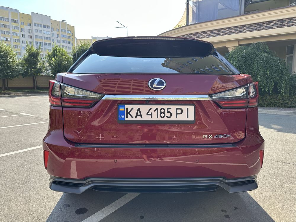 Lexus RX450H 2019 р.в. Гібрид. Один власник в Україні. Відмінний стан!