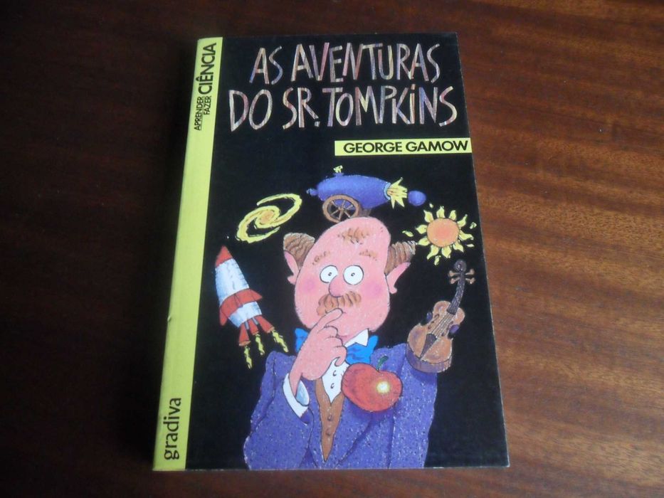 "As Aventuras do Sr. Tompkins" de George Gamow - 1ª Edição de 1990
