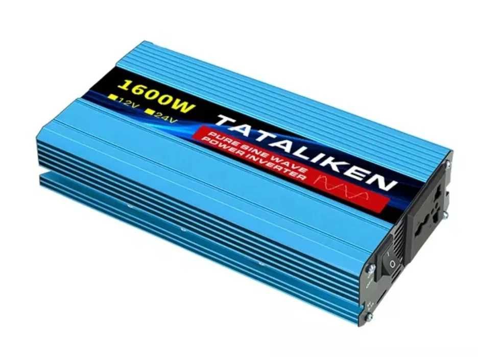 Інвертор перетворювач напруги Tataliken 1600W чиста синусоїда