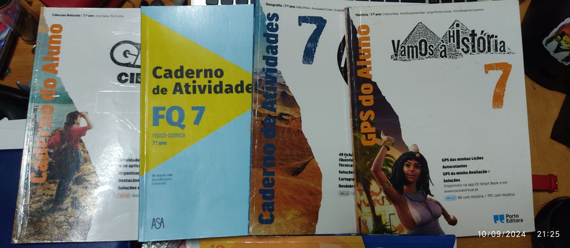 Cadernos de atividades 7° ano