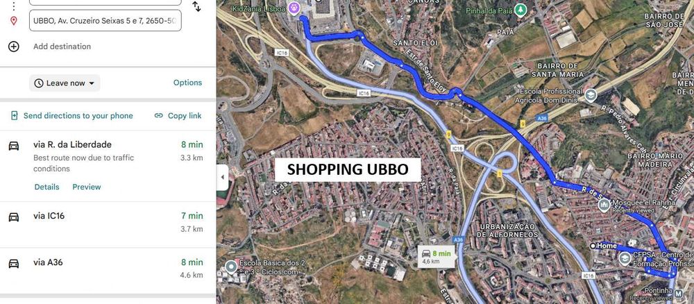 Quartos desde 400€ Pontinha - 7min Metro - Disponível 20/Dez