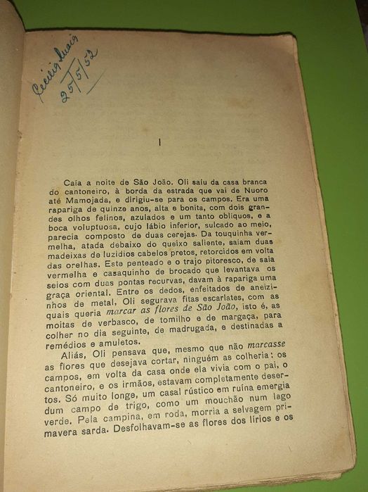 Livro - Cinzas de Grazia Deledda