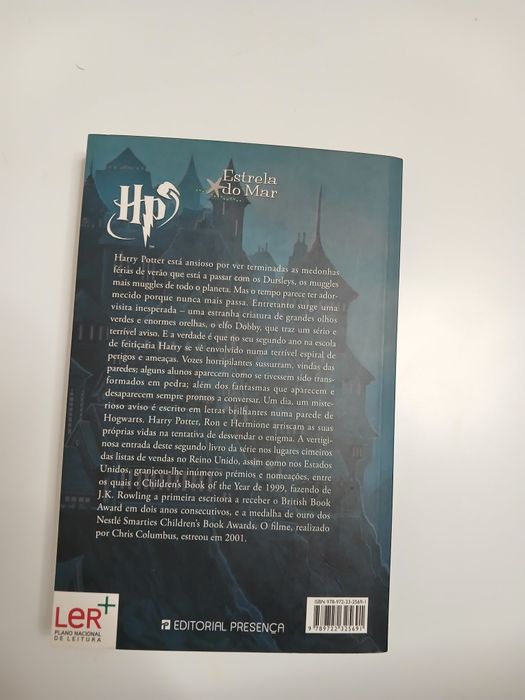 Livro Harry Potter e a Câmara dos Segredos