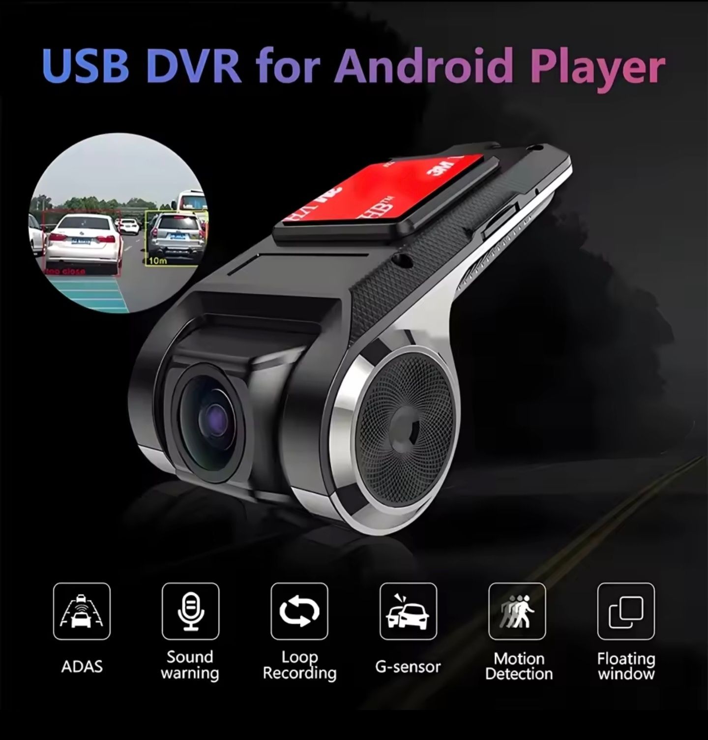 Rejestrator samochodowy Full HD 1080p ADAS / LDWS – nowy