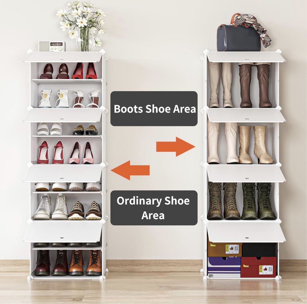 Nowa szafka, regał, plastikowy modulowy organizer na buty, 48 par!