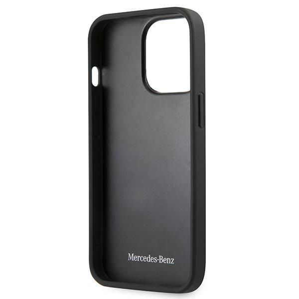 Eleganckie Etui Skórzane Mercedes do iPhone 13 Pro 6,1" Czerwony