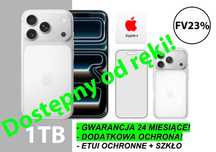 Nowy iPhone 17 PRO 1TB SILVER Srebrny Biały GW-2LATA +DODATKI PL FV23%