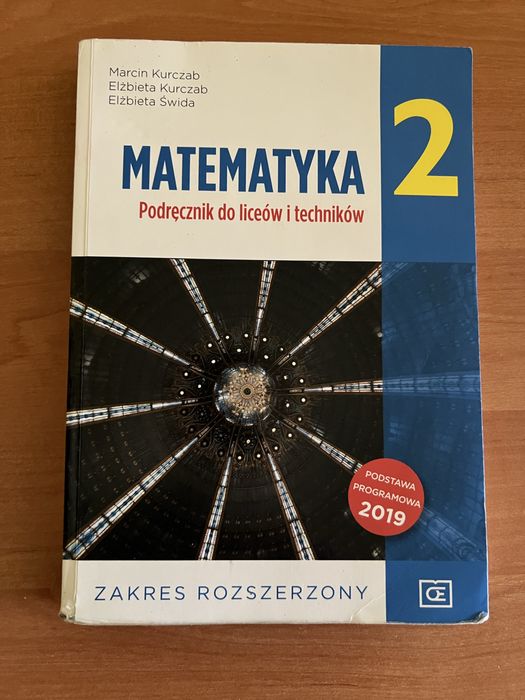 Matematyka 2 Pazdro, podręcznik zakres rozszerzony