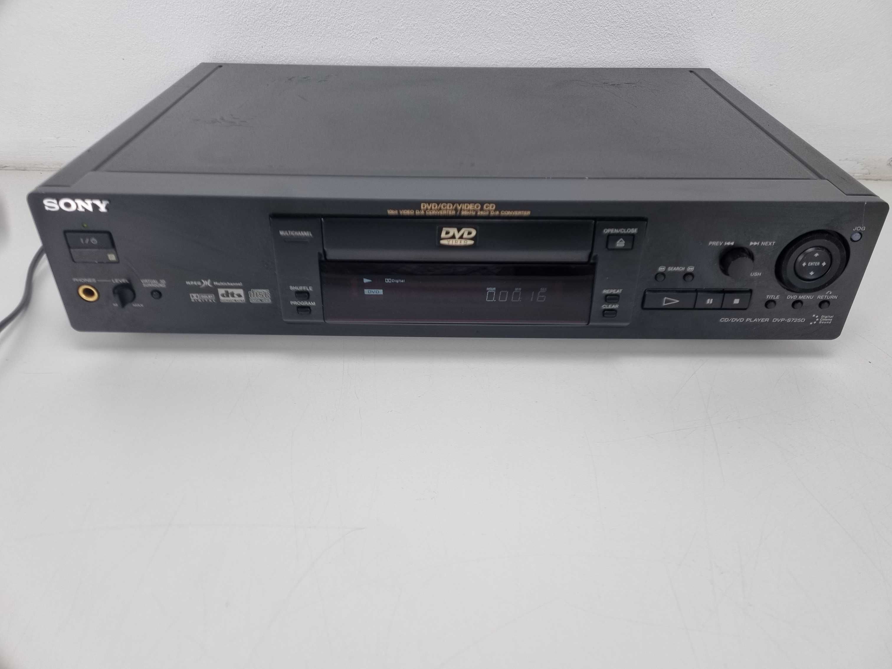SONY DVP-S 725 D -  DVD/CD Player - Top Condition !Controle remoto !