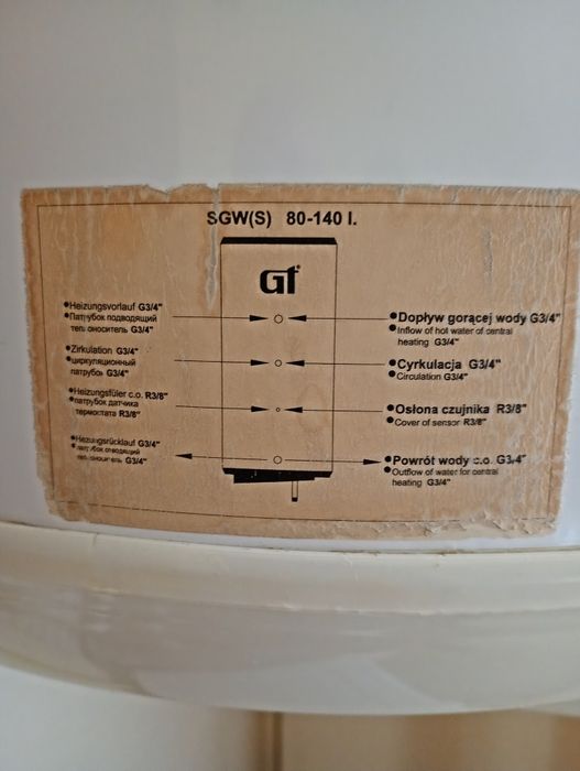 Bojler Galmet 80 litrów