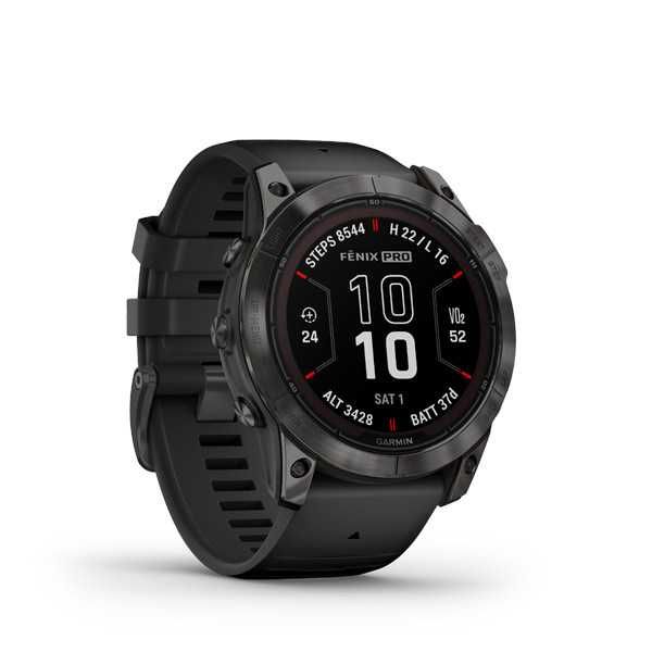 Garmin fenix 7X Pro Sapphire Solar карбоновий сірий титановий DLC