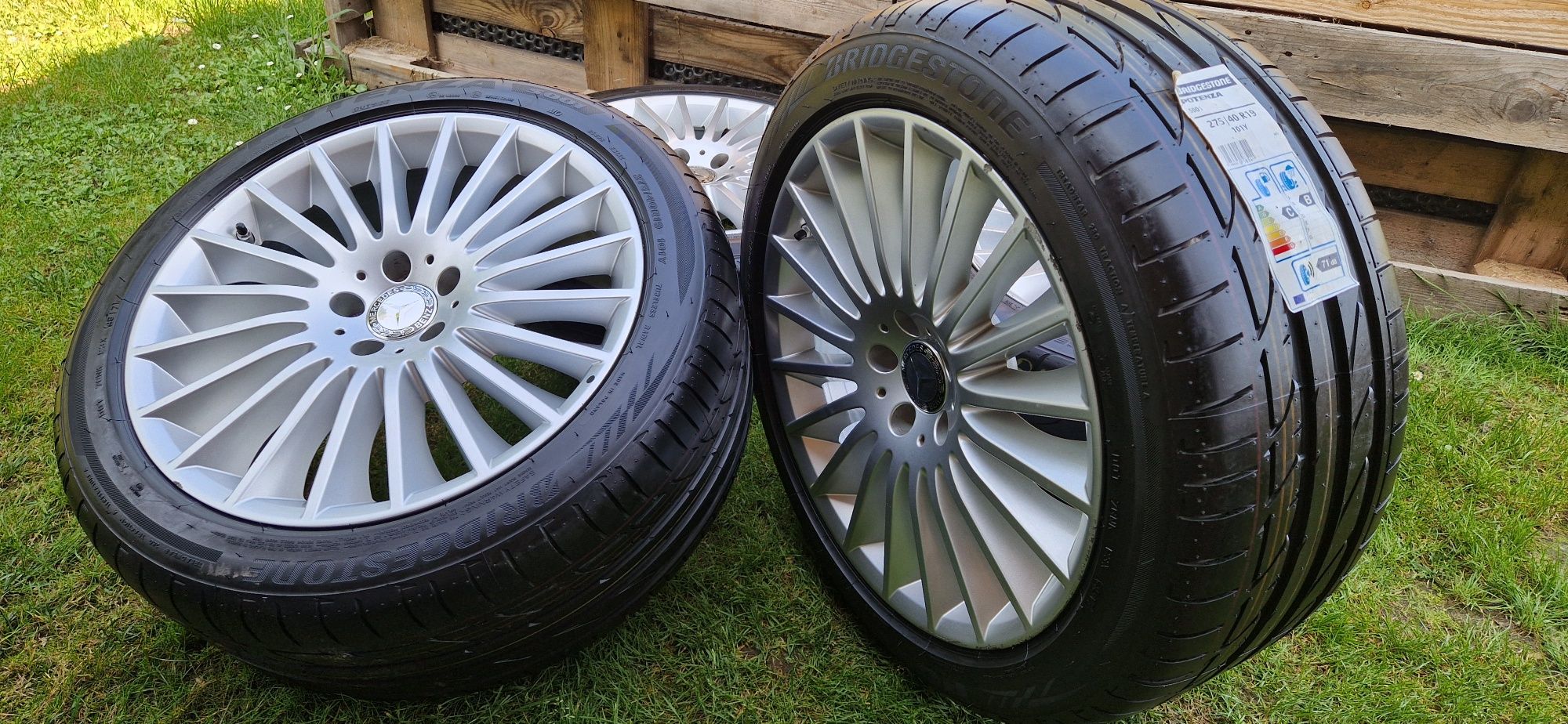 Oryginalne Felgi Mercedes 19 S-klasa W222 5x112 +Opony 275/40/19