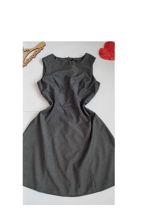 Сіре плаття сарафан вагітним  50 52 розмір міді