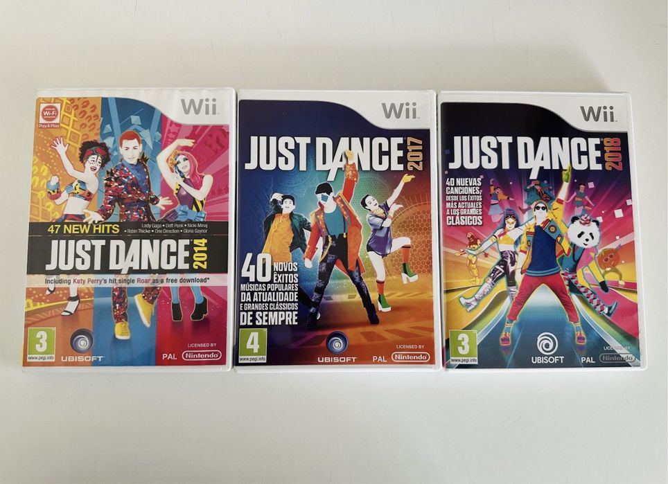 Jogos JUST DANCE 2014 e 2018 Nintendo Wii