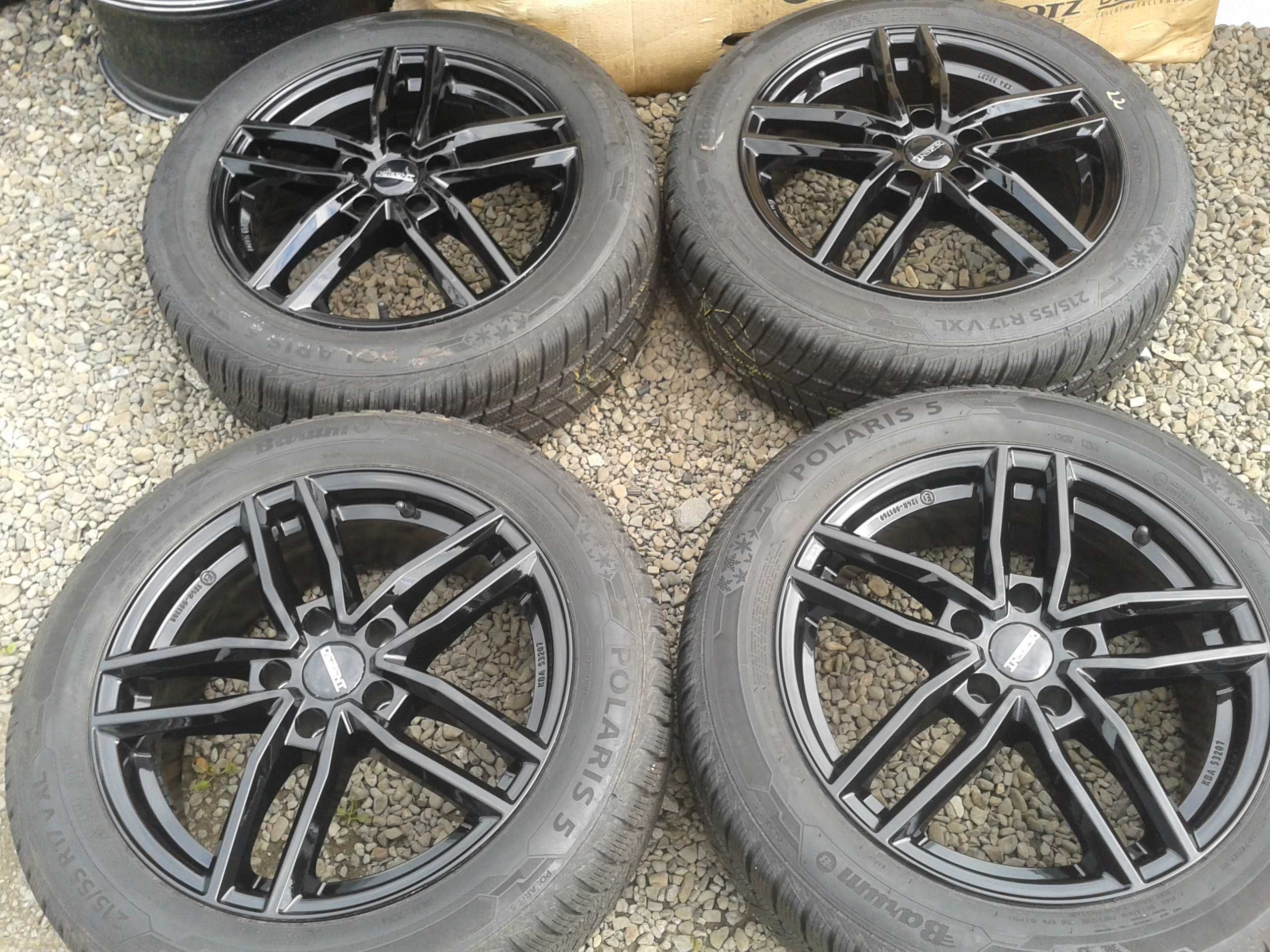 felgi r17 dezent audi a3 a4 a6 q2 q3 5x112 b6 b7 c6 mielec 7j czarne