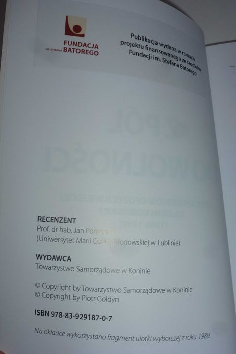 Z pół do wolności - Piotr Gołdyn Konin