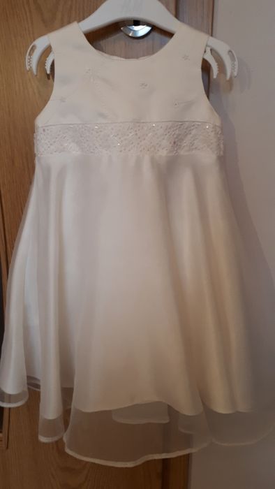 elegancka kremowa sukienka St.Bernard 86/92 święta komunia