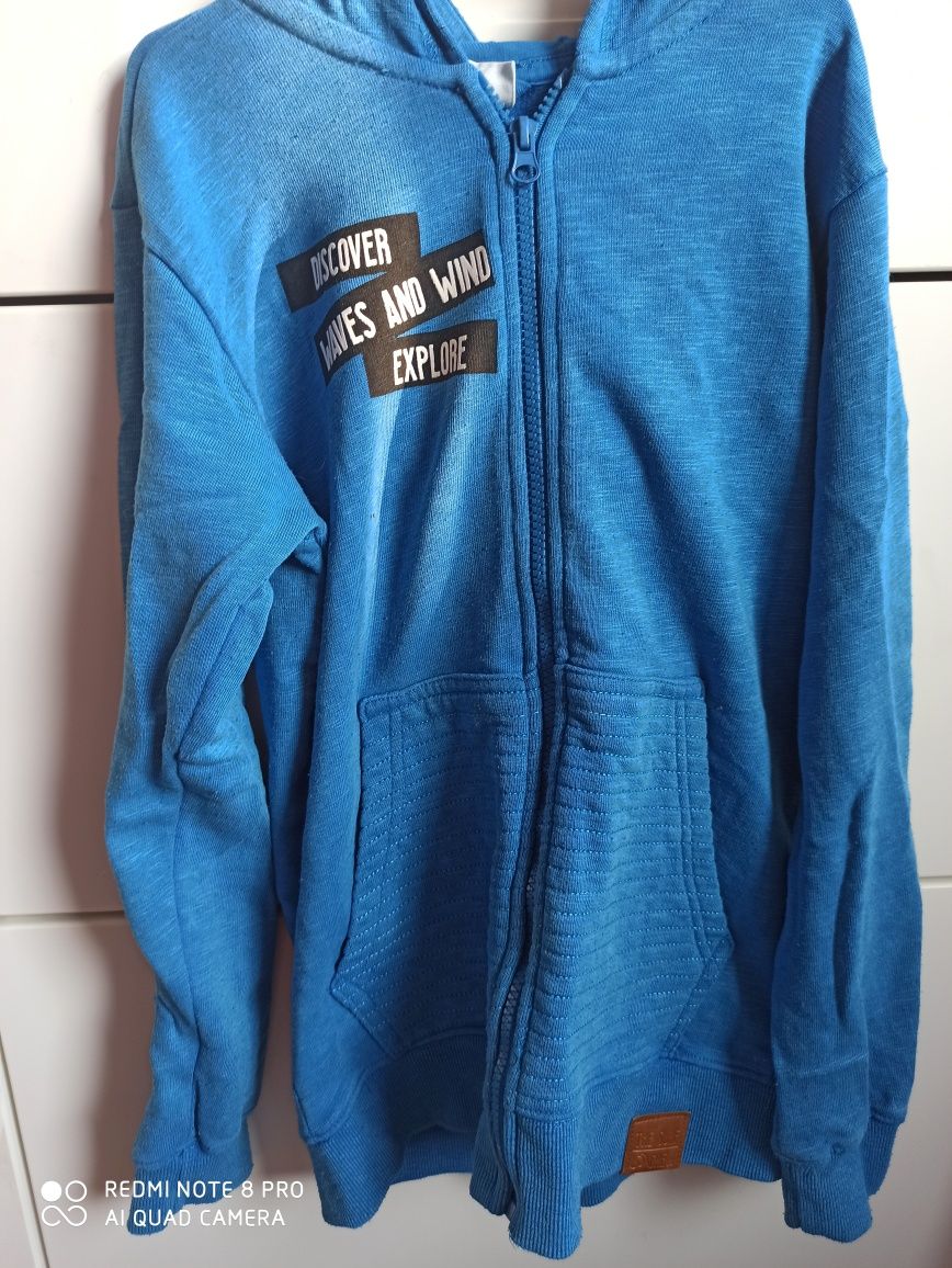 Bluza z kapturem Cool Club niebieska 146