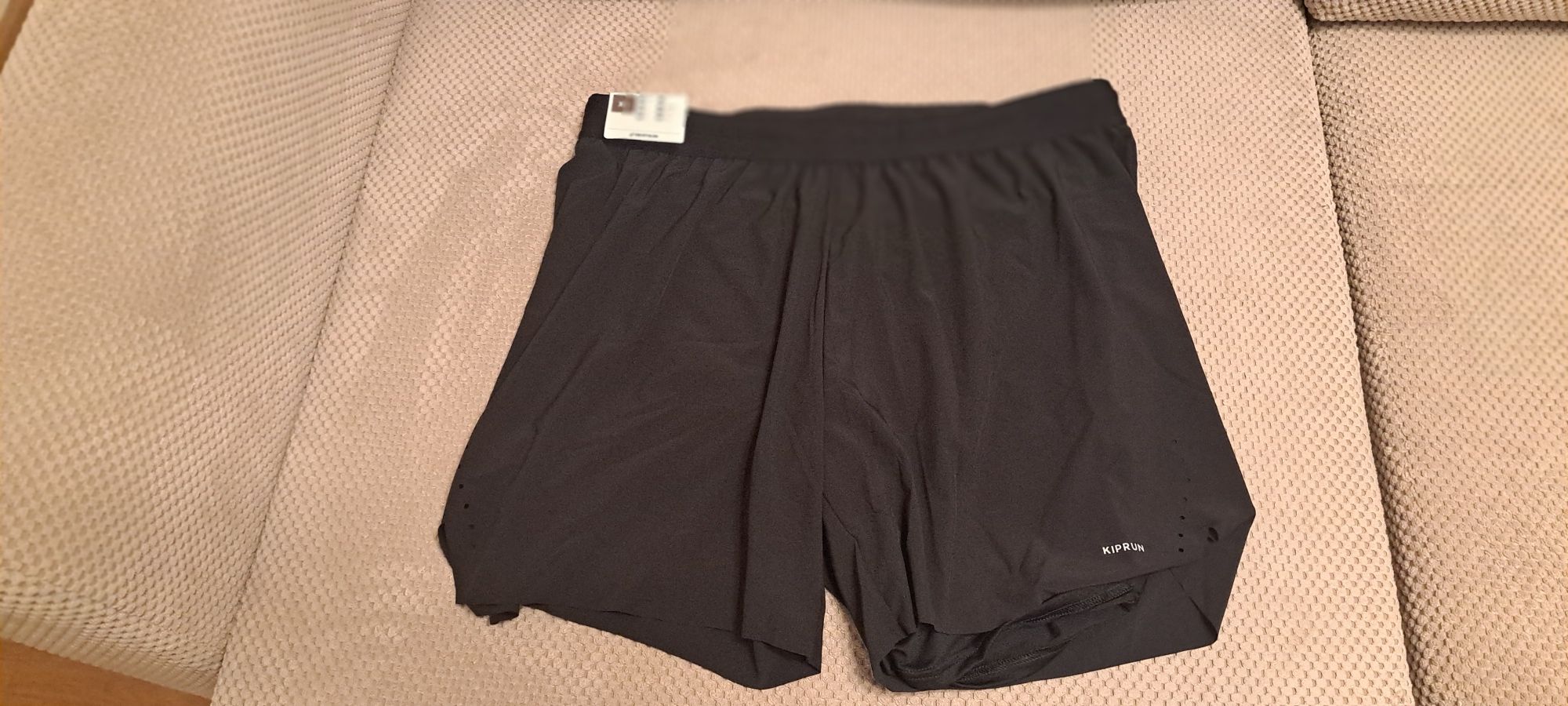 Nowe Spodenki Męskie do Biegania Kiprun RUN 500 Comfort w rozmiarze XL