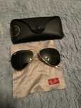 Óculos Ray Ban - lente verde - como novos