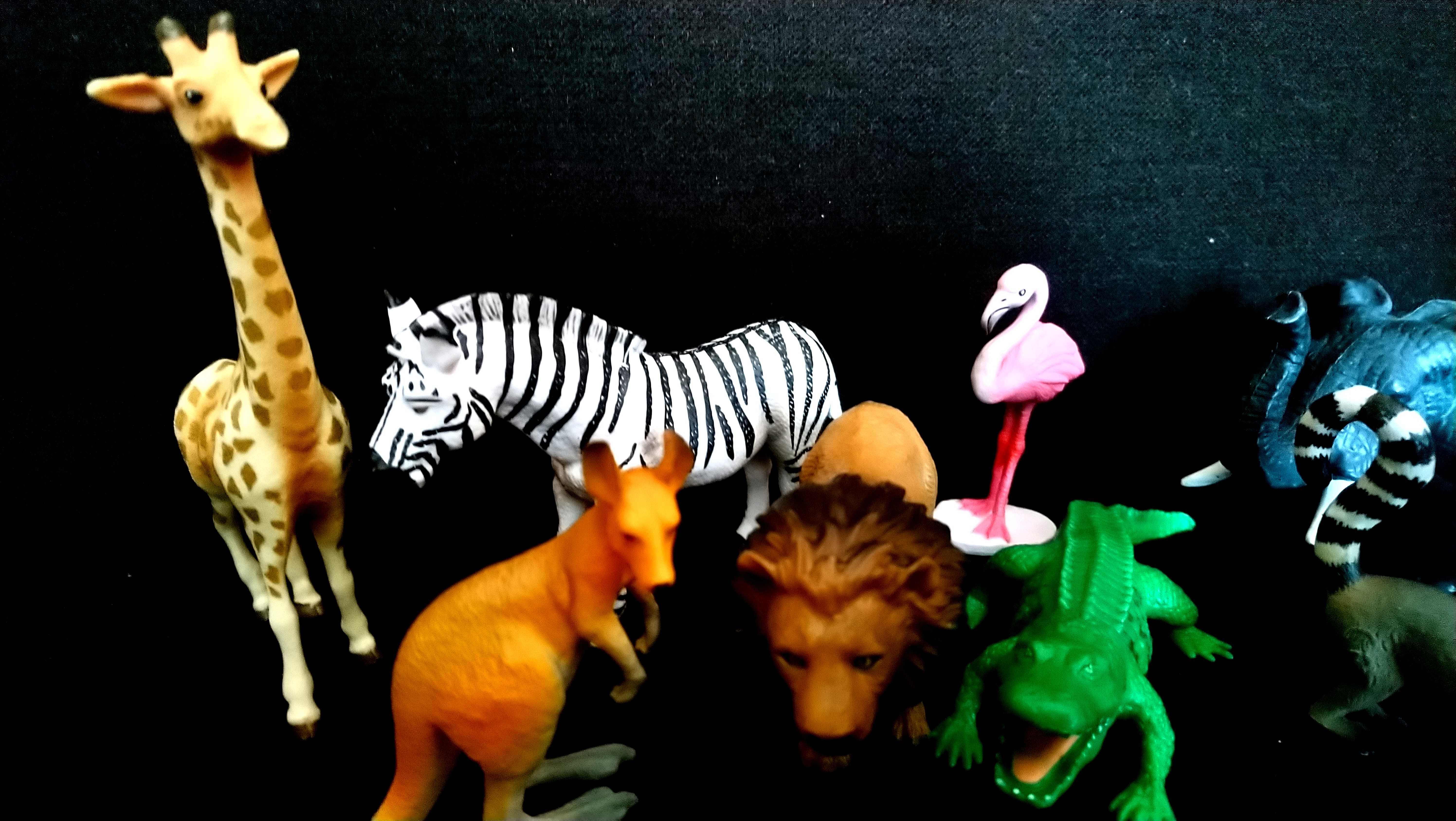 Zwierzęta figurki safari zoo komplet NOWE