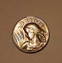 Moneta 2 złote wzór z 1924r.