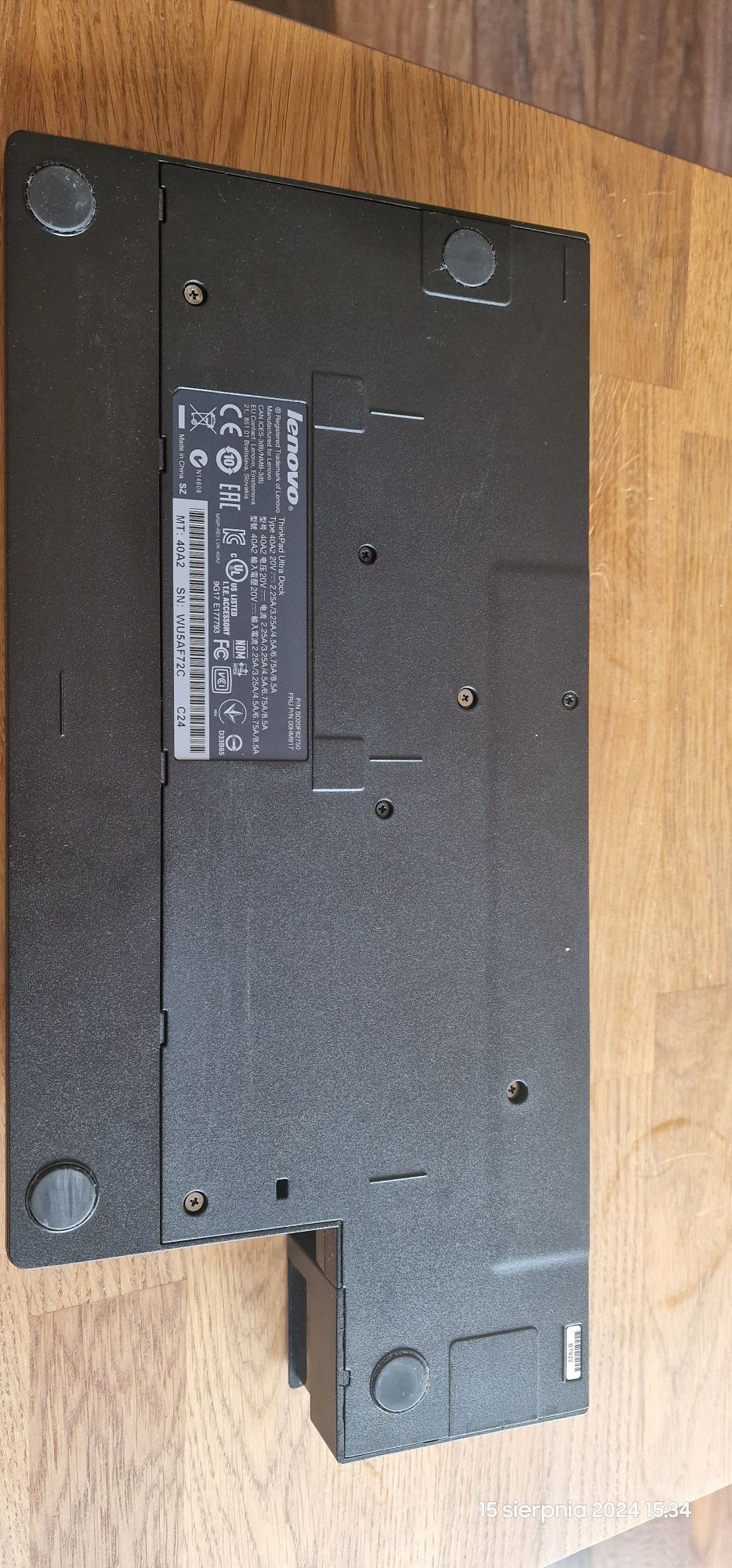 Stacja dokująca Lenovo ThinkPad Pro Dock Typ 40A2 egzemplarz nr.1