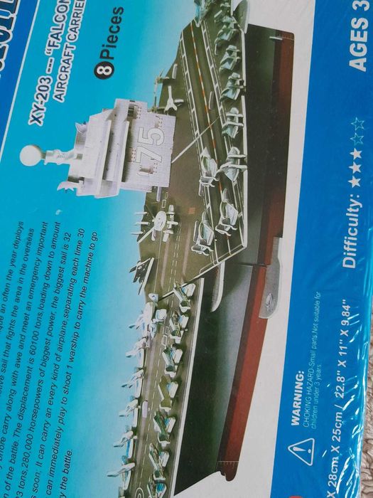 Nowe puzzle 3D Statek Wyprzedaż !! Szybka Wysyłka