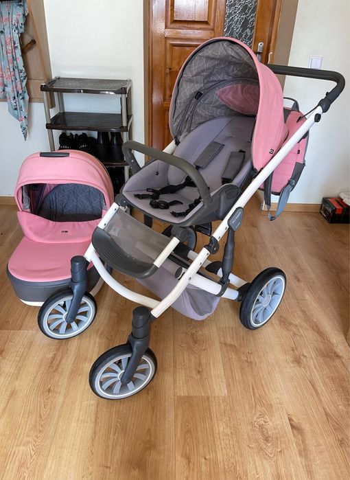 Коляска 2 в 1 Anex M/Type розовая рожева