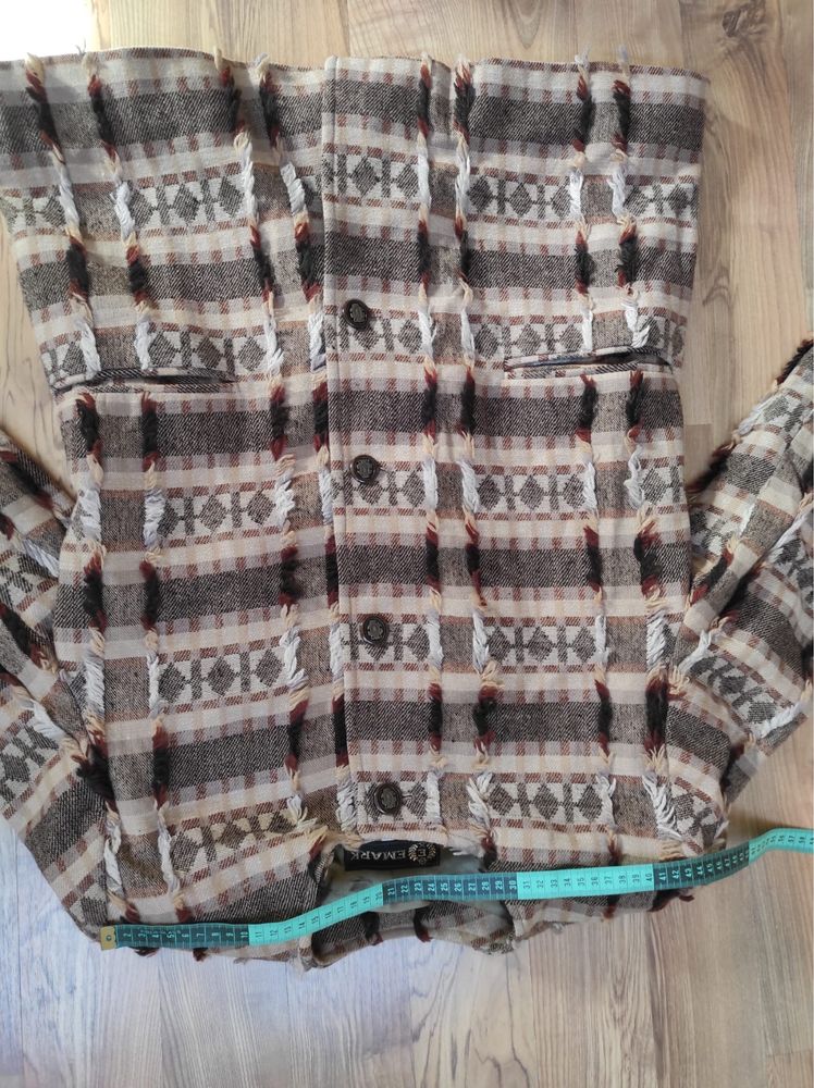 Kurtka żakiet marynarka Emark rozmiar M 38 nowa Boho etno wzory