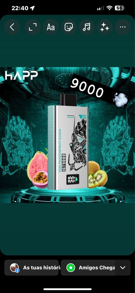 Varios sabores vaperrr 9000Puffssss