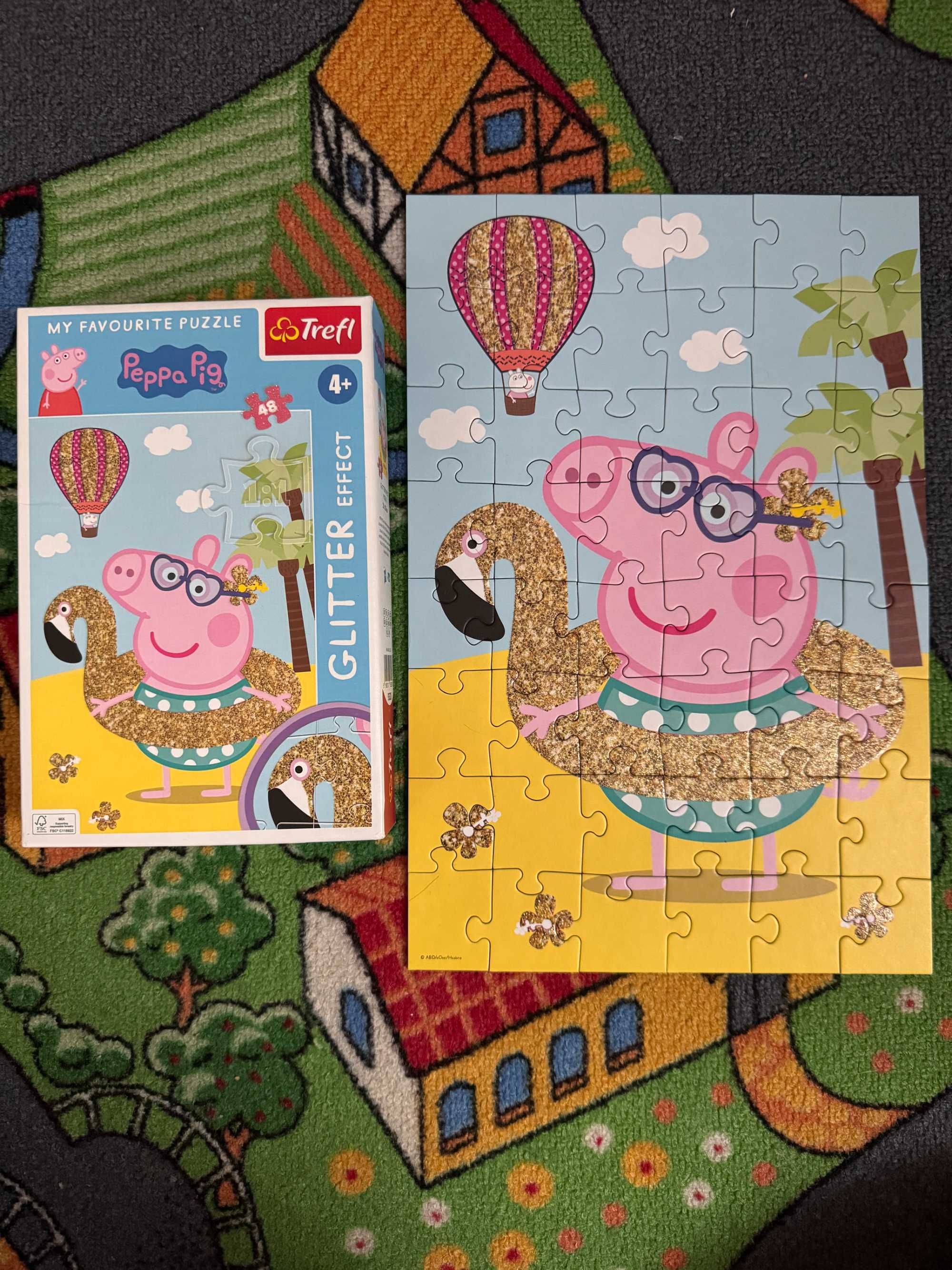 Sprzedam puzzle Peppa 48 elementów