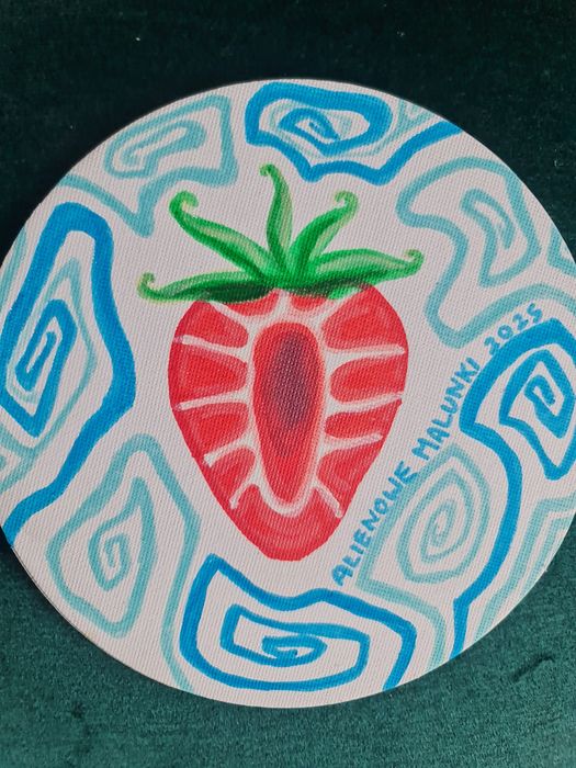 Obraz z magnesem "Truskawka"