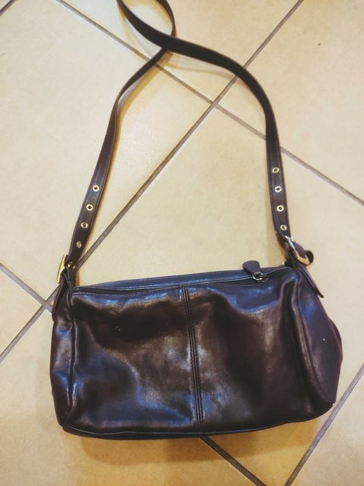 Etienne Aigner Genuine Leather torebka z naturalnej skóry