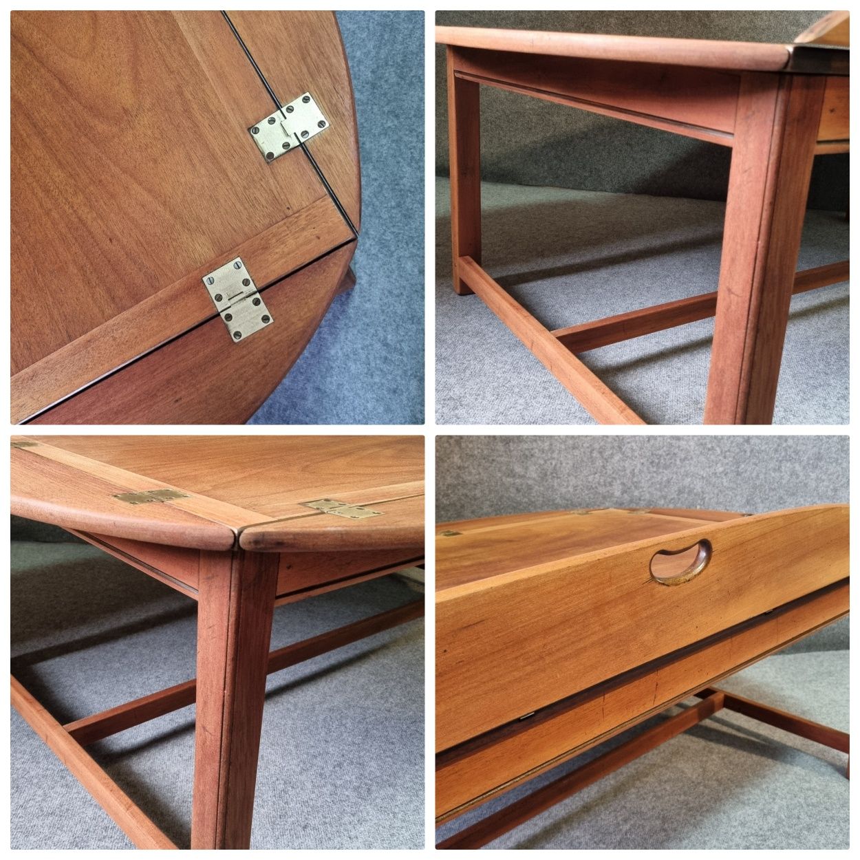 Duński Stolik-Ława Teak lata60 Vintage Design