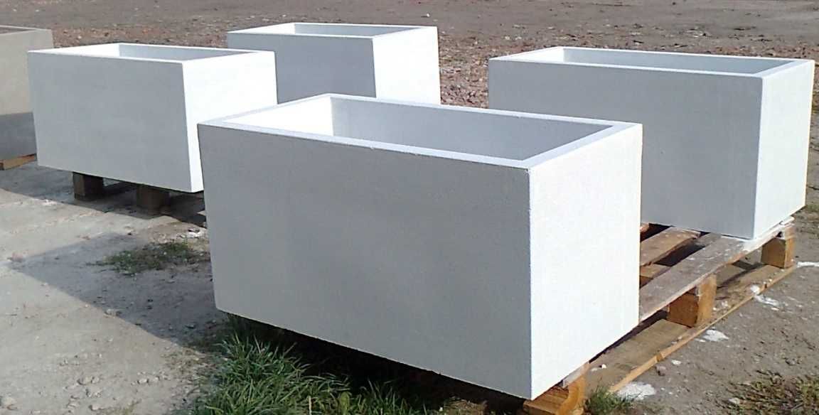 Donice betonowe ogrodowe donica betonowa ogrodowa kwietniki 80x40x40