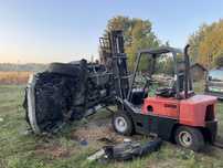 Wozek widlowy podnosnik widlak CLARK silnik C500  perkins ZAMIANA