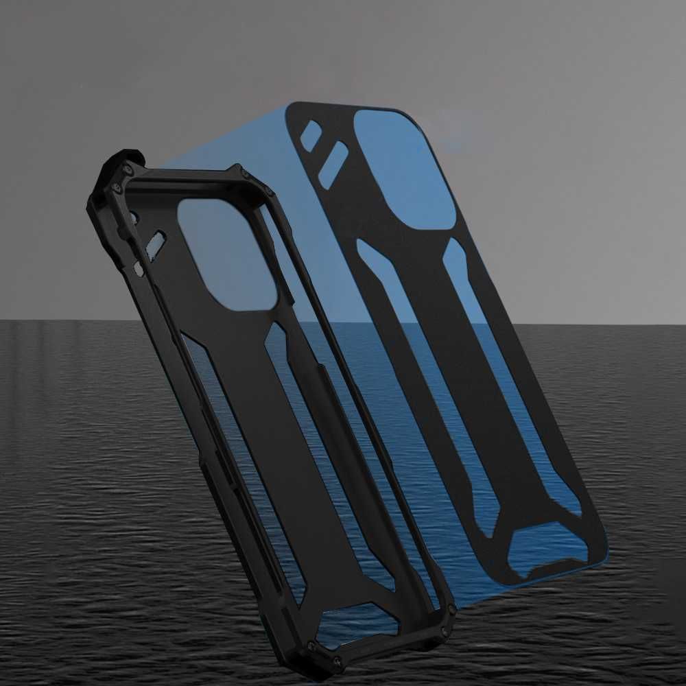 R-Just iPhone 13 Pro Etui pancerne Metalowe Antywstrząsowe Armour